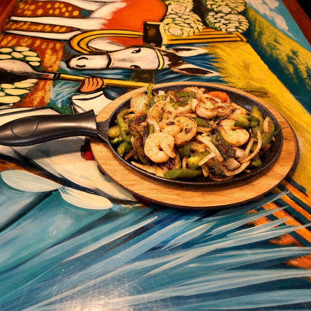 Shrimp Fajitas.